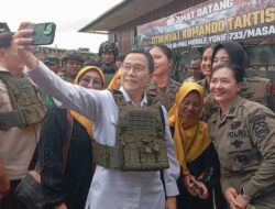 Performa Maksimal Polwan Brimob Warnai Sukses Pengamanan Kunjungan Menhan dan Menkeu di Kabupaten Nduga