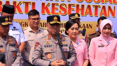 Wakapolri Gelar Bakti Sosial dan Kesehatan di Bogor, Sekaligus Tinjau Pembangunan SMA Kemala Taruna Bhayangkara