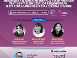 AJI November 2025 Sorot Gugatan Menteri Amran terhadap Tempo dan Risiko Kekerasan Jurnalis Perempuan