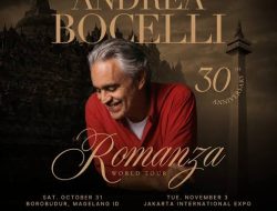 Konser Andrea Bocelli di Indonesia Dorong Kepedulian terhadap Korban Perang