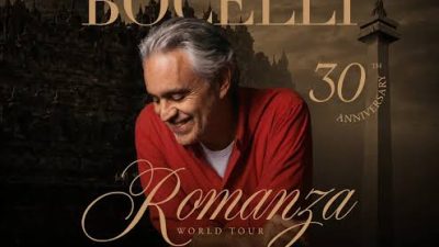 Konser Andrea Bocelli di Indonesia Dorong Kepedulian terhadap Korban Perang